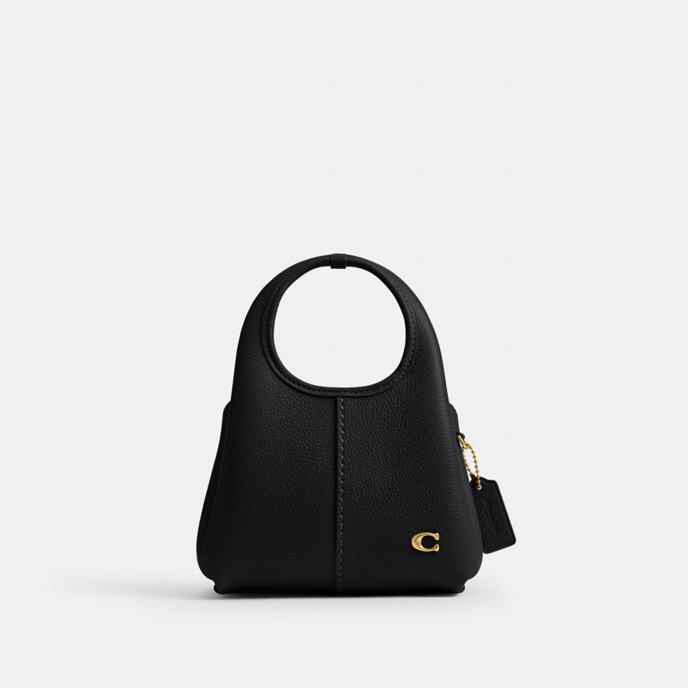 Coach Lana Shoulder Bag 19 Brass Black