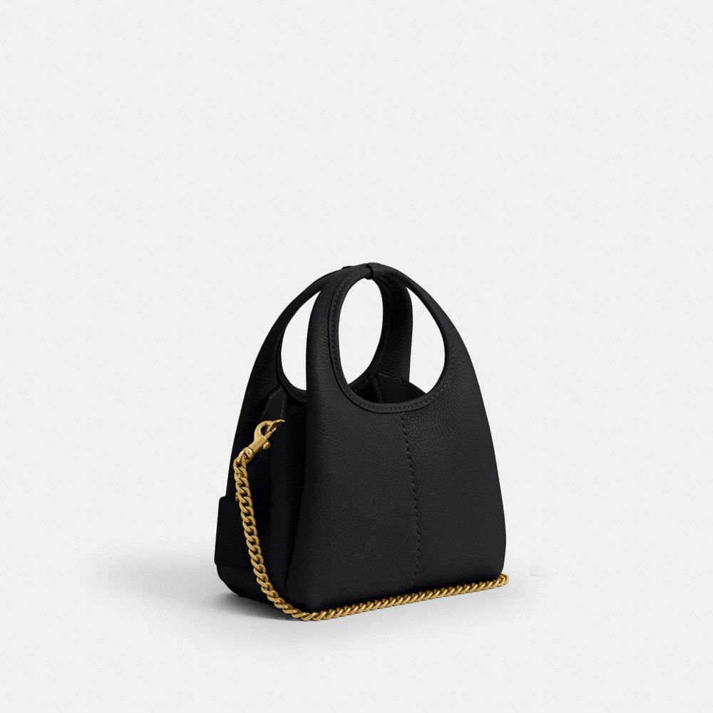 Coach Lana Shoulder Bag 19 Brass Black