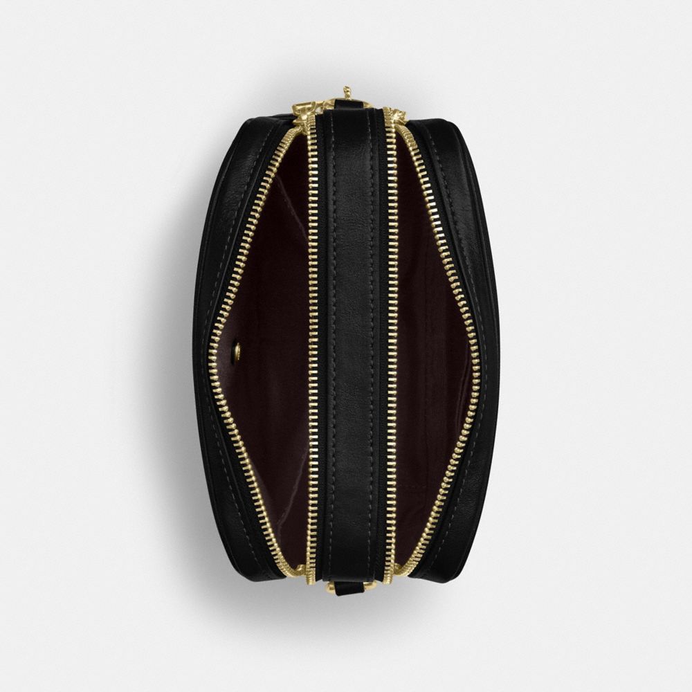 Coach Mini Carey Crossbody Bag Gold Black