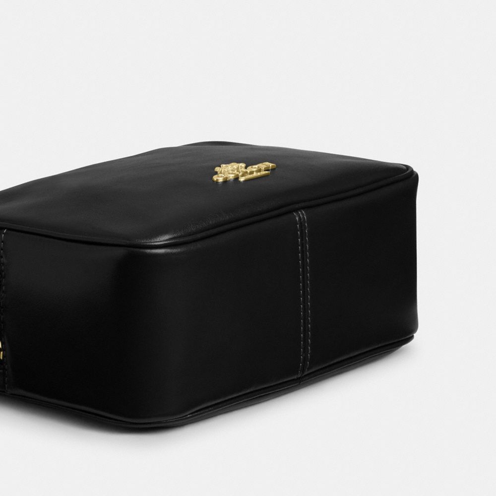 Coach Mini Carey Crossbody Bag Gold Black