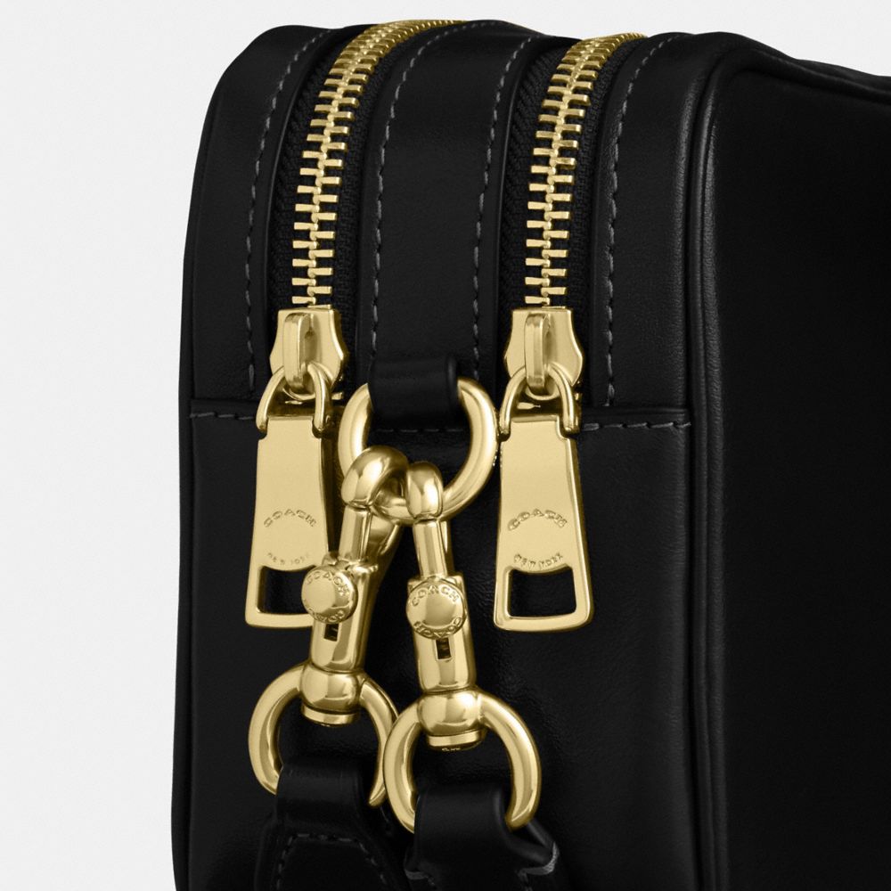 Coach Mini Carey Crossbody Bag Gold Black