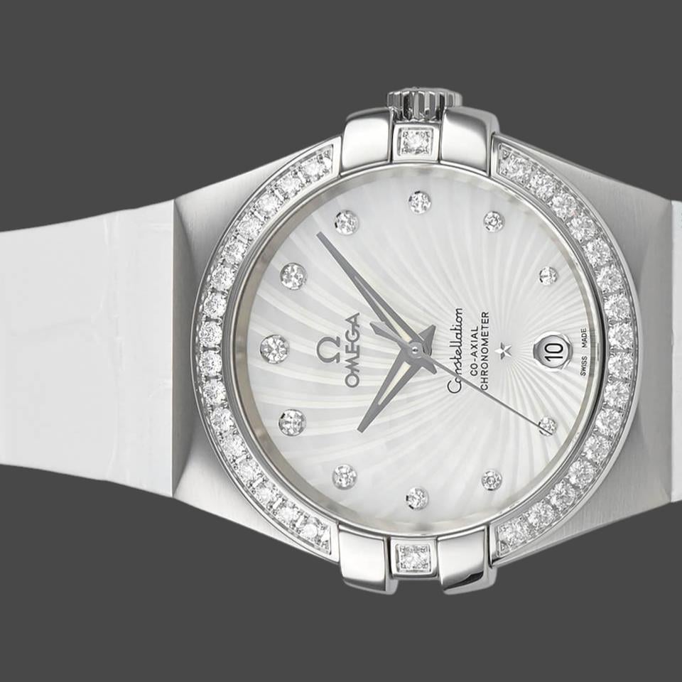 Omega Constellation Ladies Steel / 35 mm / Box&Papers / 123.18.35.20.55.001