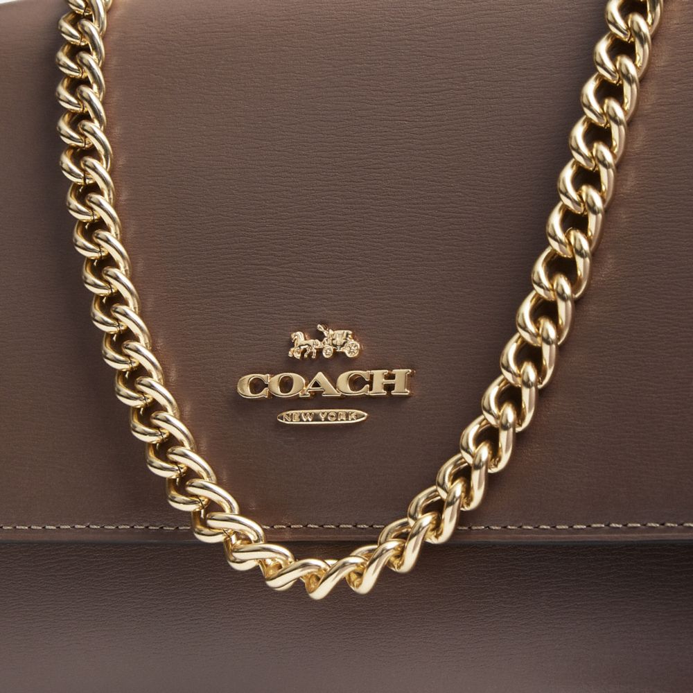 Coach Klare Crossbody Bag Gold Dark Stone