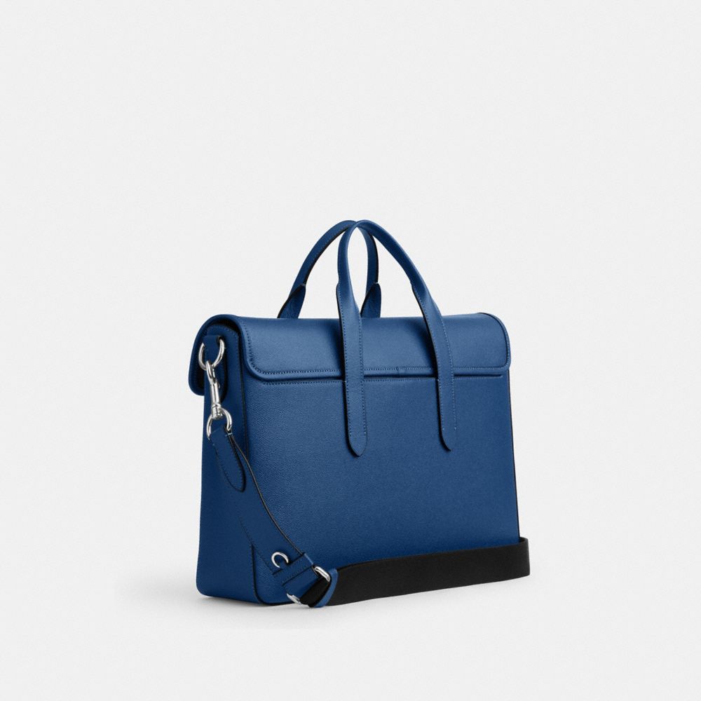 Coach Sullivan Portfolio Brief Silver True Blue