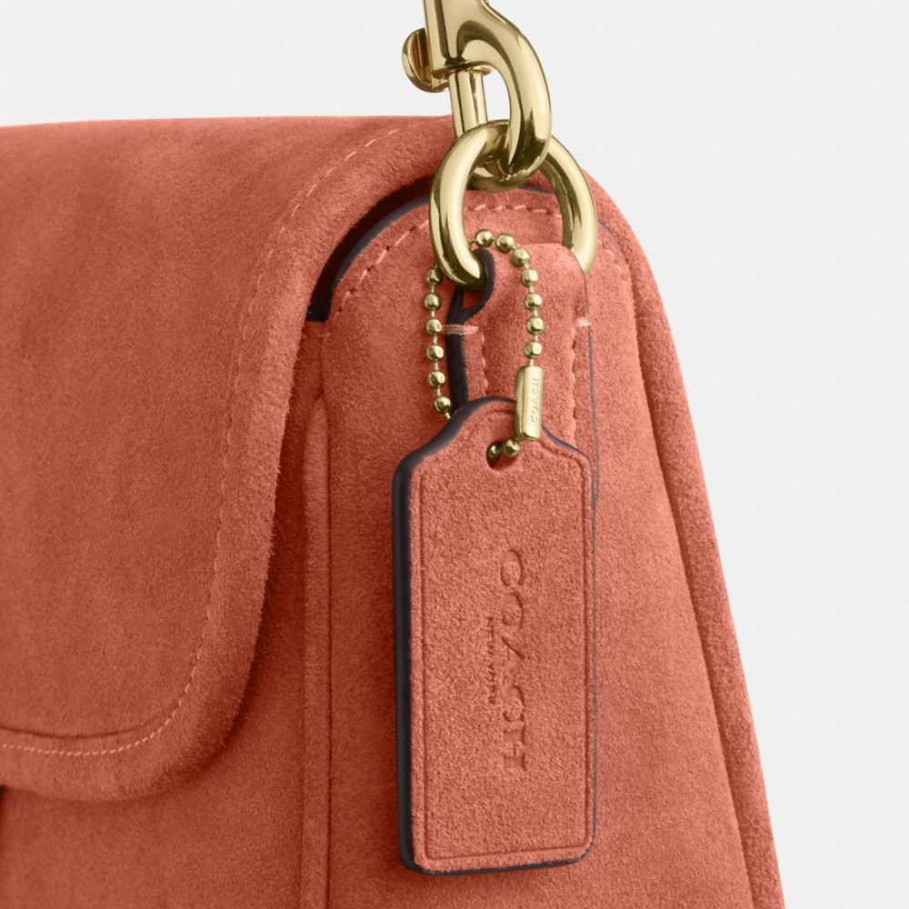 Coach Hadley Shoulder Bag Gold Clay