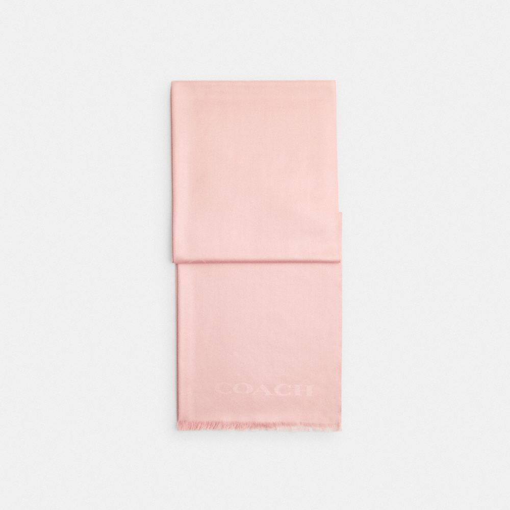 Coach Jumbo Horse And Carriage Wrap Powder Pink