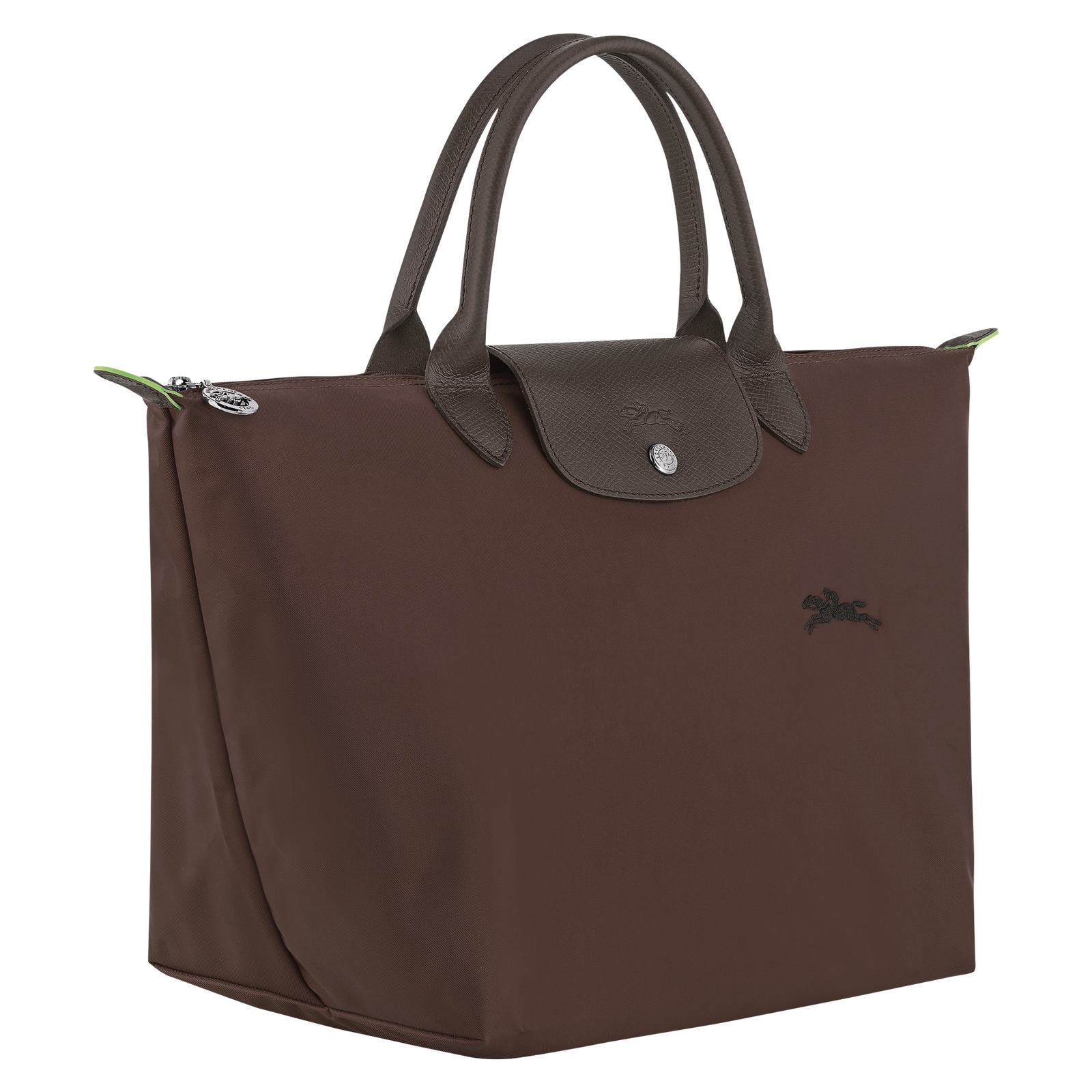 Longchamp Le Pliage Green M Handbag Mocha