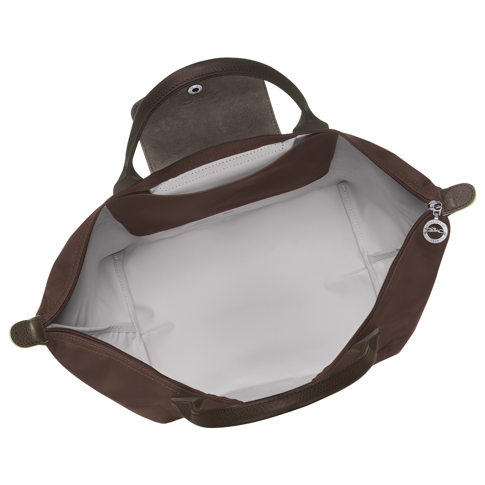 Longchamp Le Pliage Green M Handbag Mocha