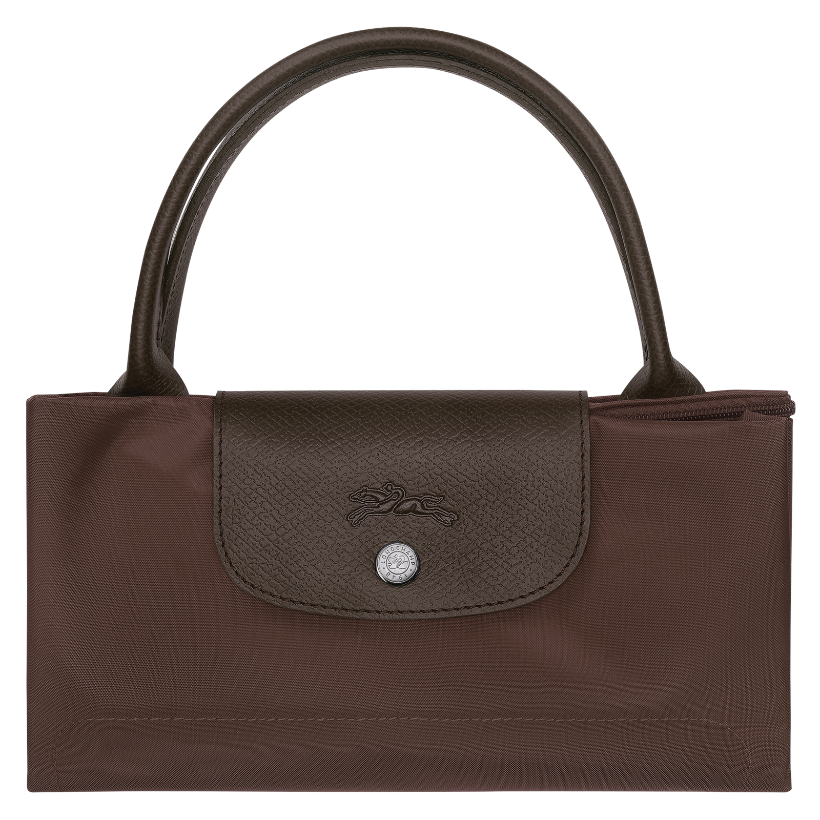 Longchamp Le Pliage Green M Handbag Mocha
