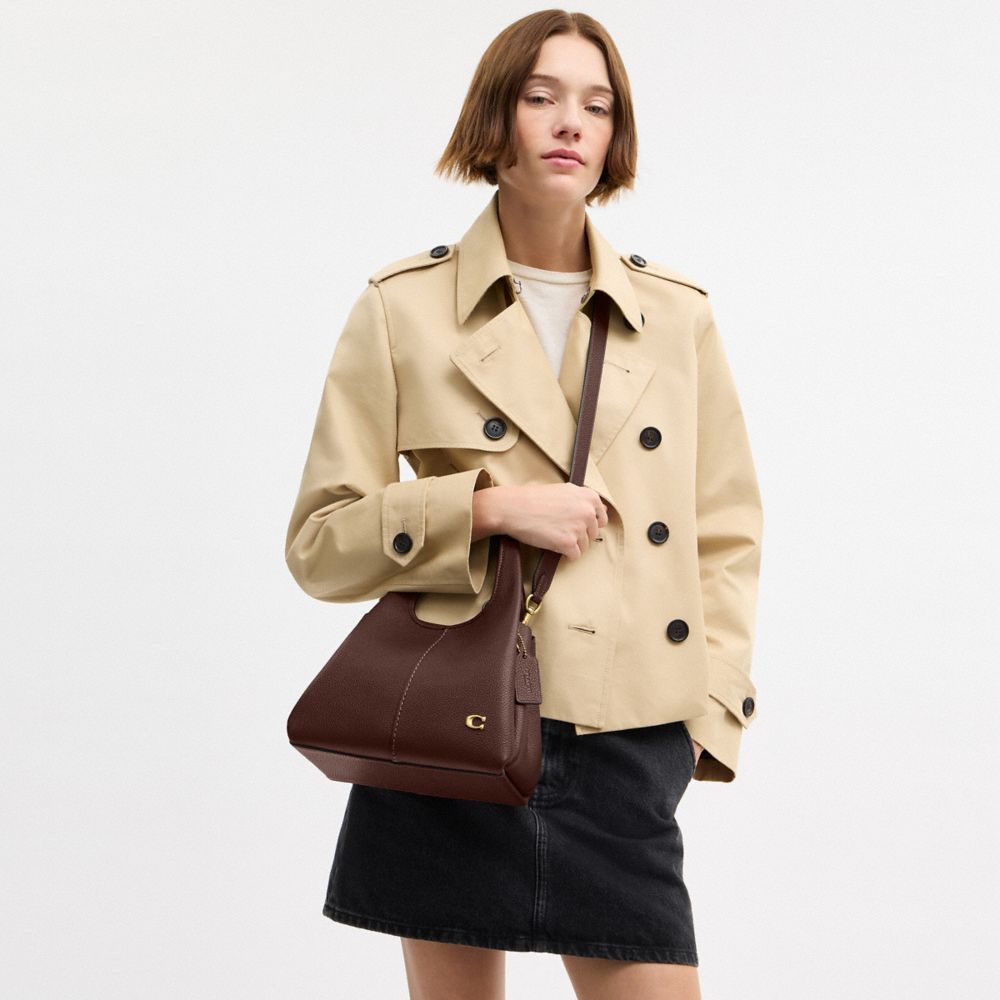 Coach Lana Shoulder Bag 23 Brass Maple