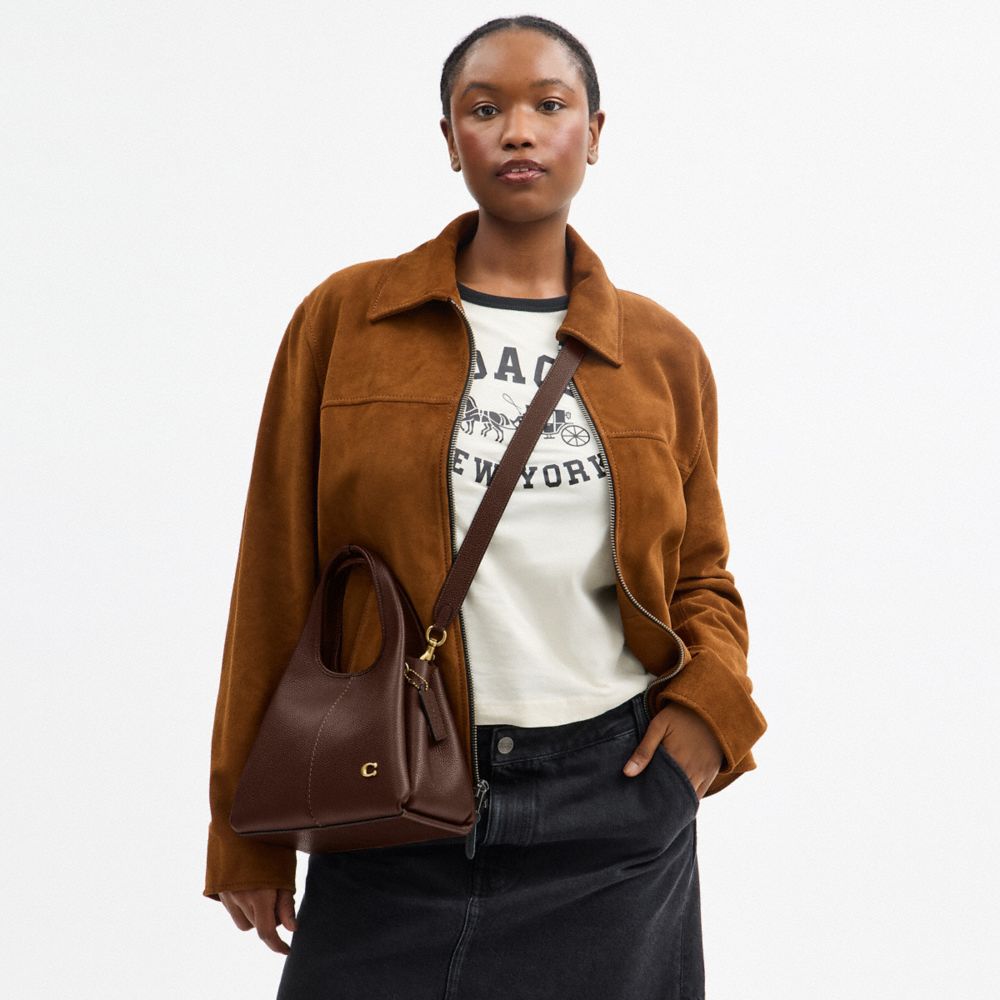Coach Lana Shoulder Bag 23 Brass Maple