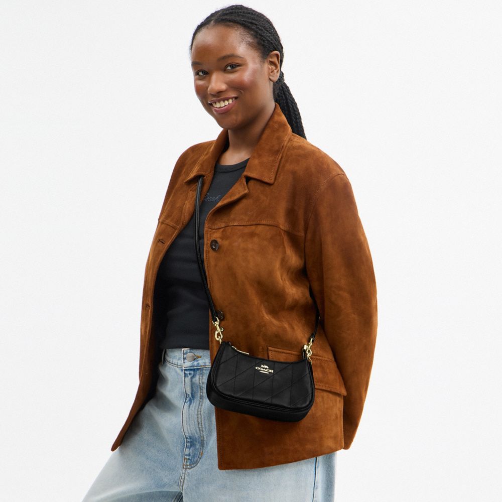 Teri Mini Crossbody Bag With Quilting