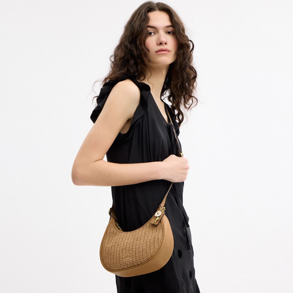 Coach Emily Shoulder Bag Gold Toast