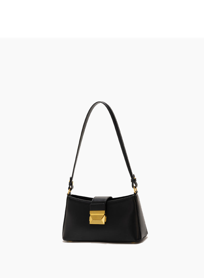 Felice - Ladies Baguette Bag Faux Leather | Dark Brown