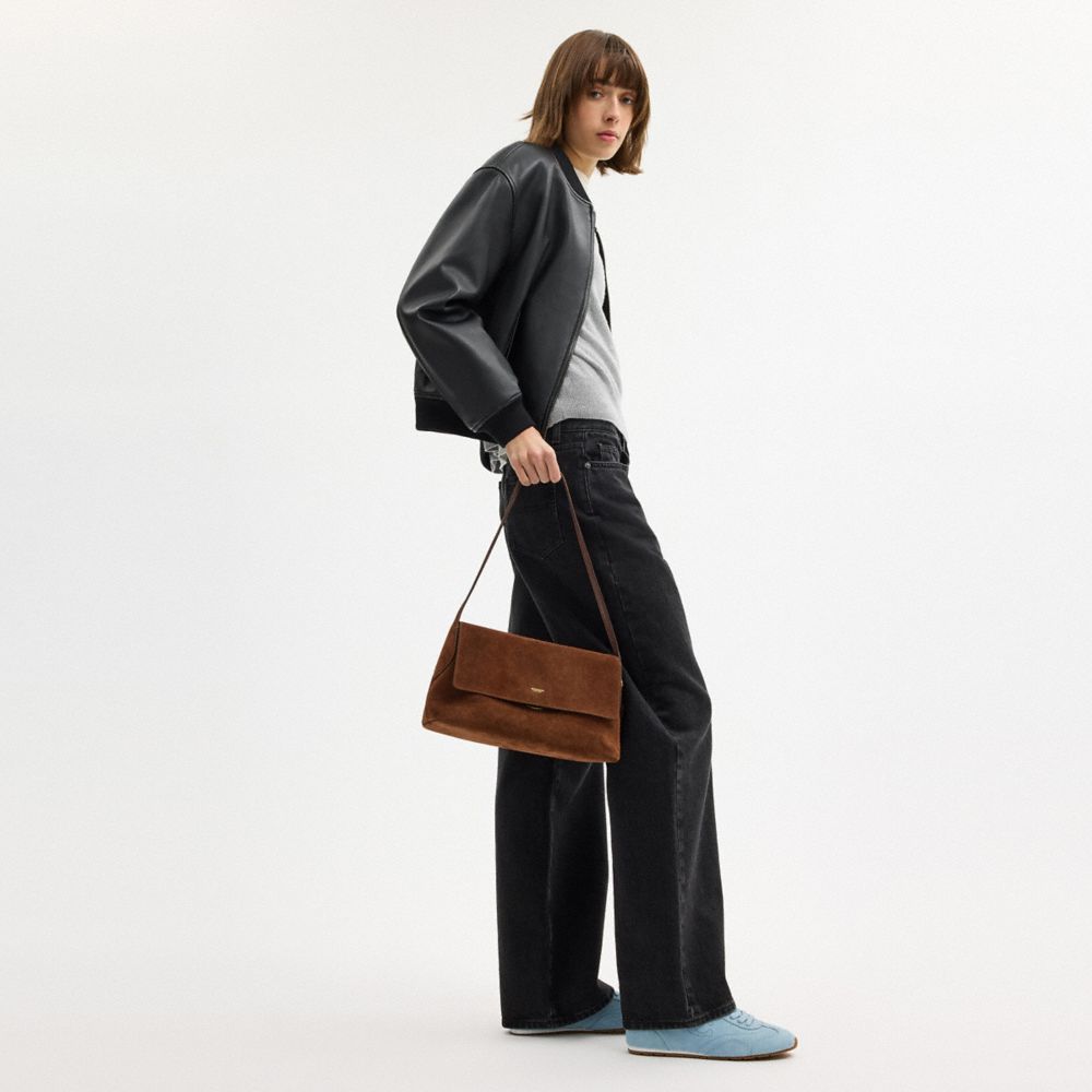 Coach Chelsea Shoulder Bag 30 Brass Warm Brown