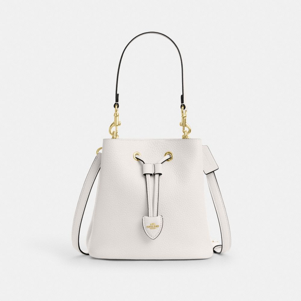 Coach Rowan Bucket Bag Gold Chalk