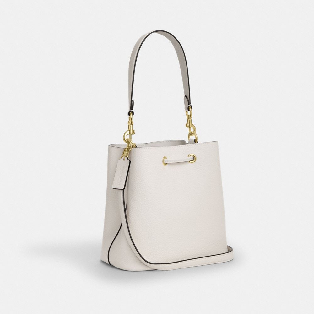 Coach Rowan Bucket Bag Gold Chalk