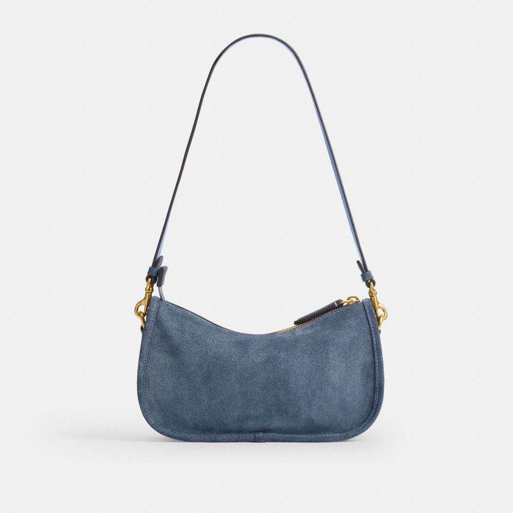 Coach Waverly Bag Brass Light Denim