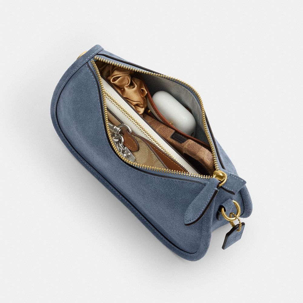 Coach Waverly Bag Brass Light Denim
