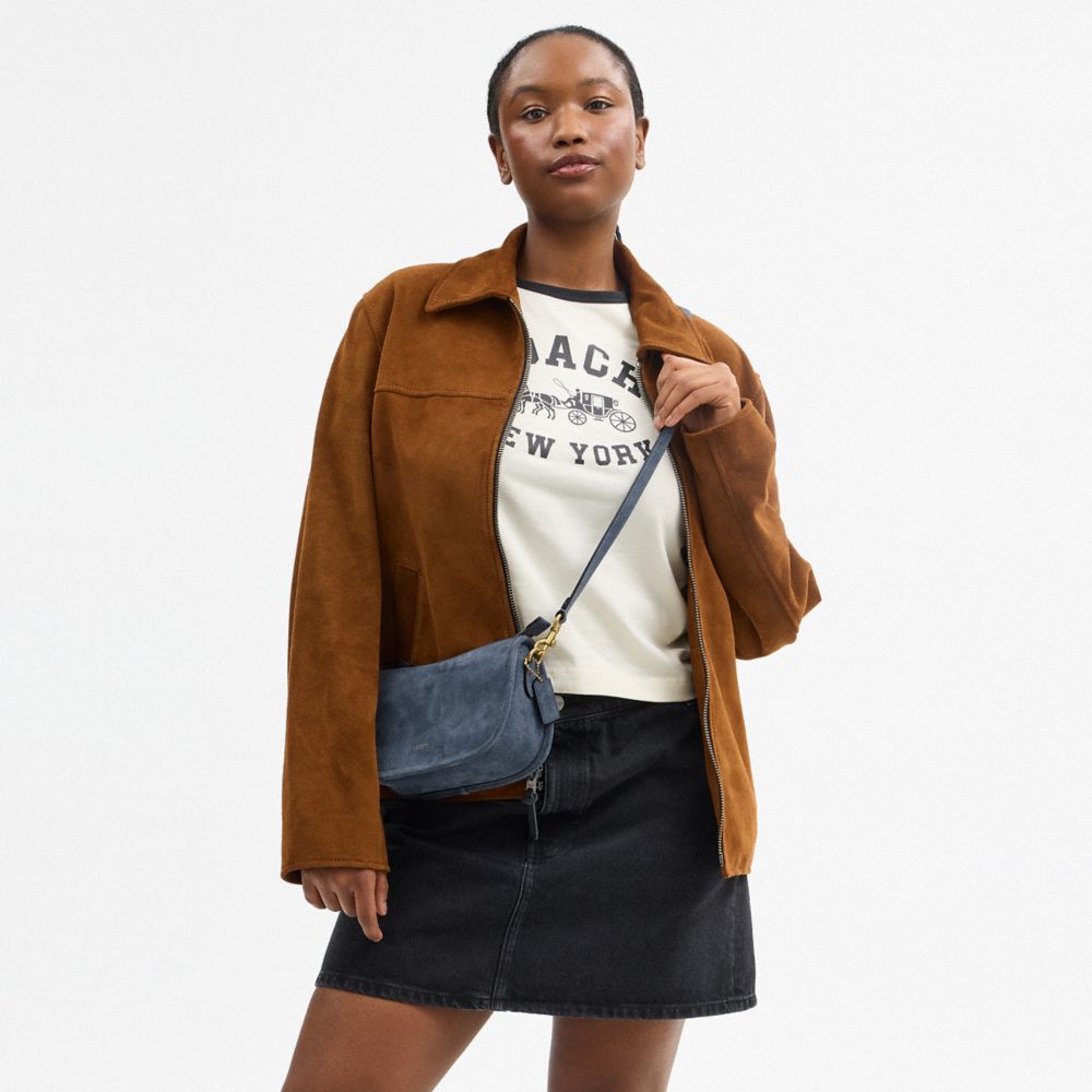 Coach Waverly Bag Brass Light Denim