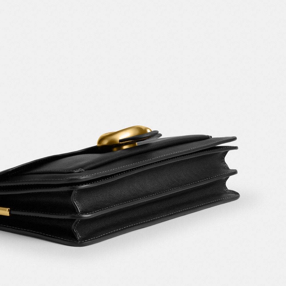 Coach Tabby Shoulder Bag 26 Brass Black