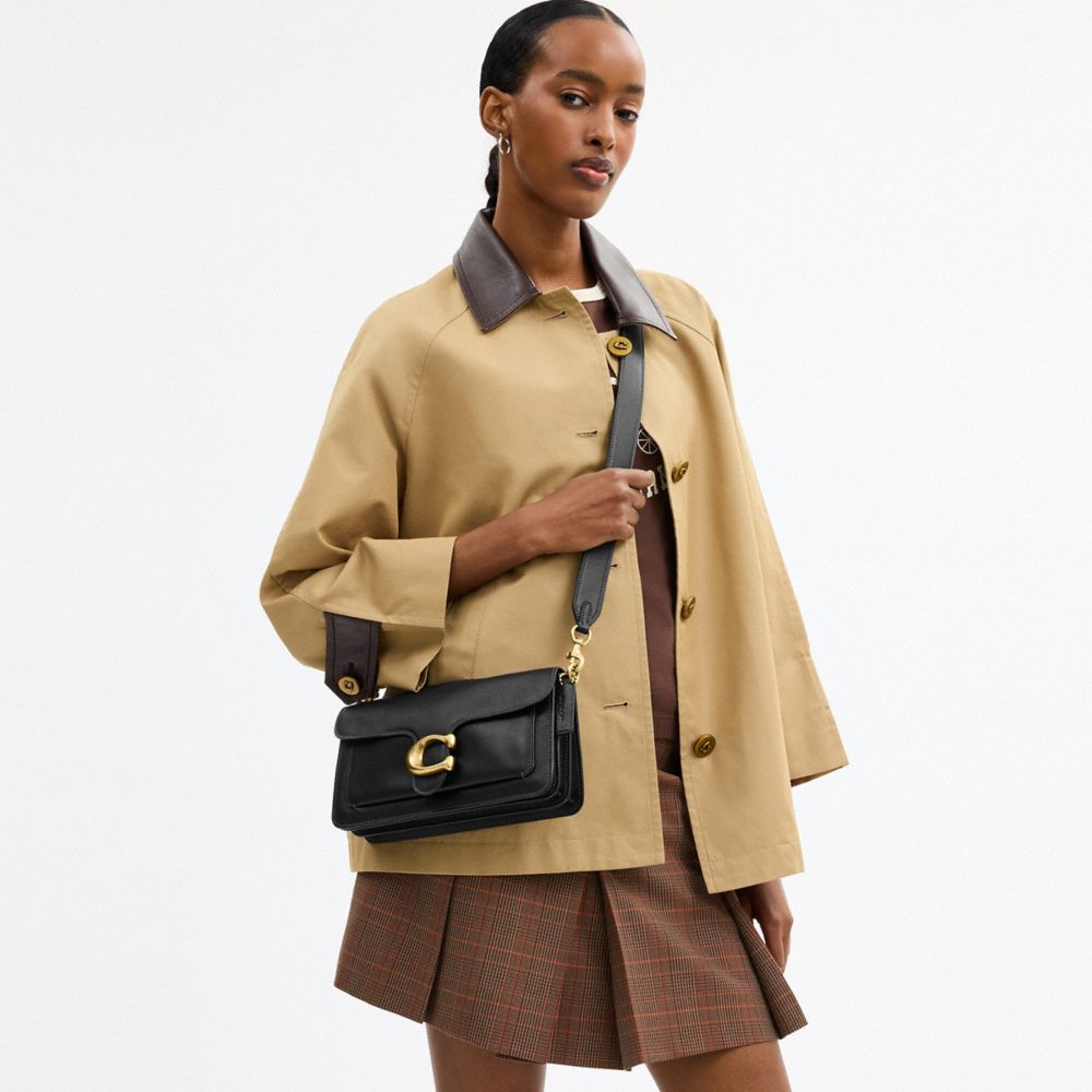 Coach Tabby Shoulder Bag 26 Brass Black