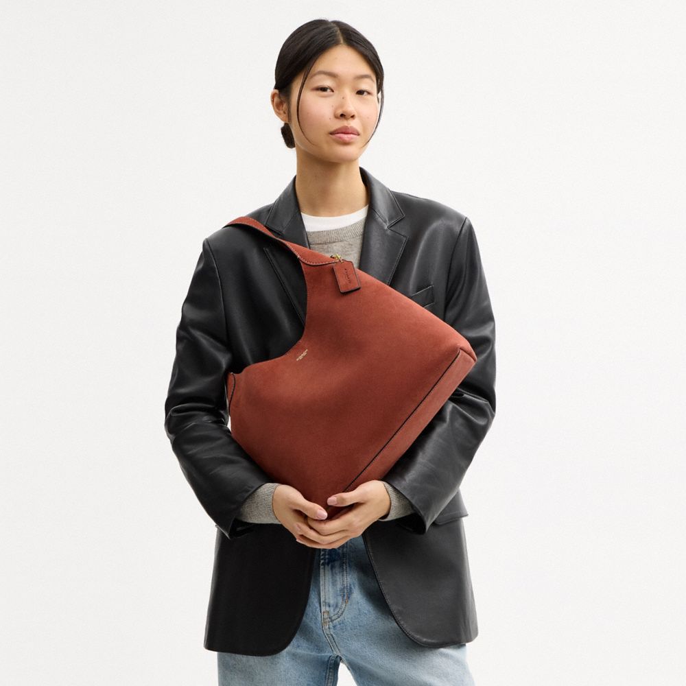 Coach Brooklyn Shoulder Bag 34 Brass Clay
