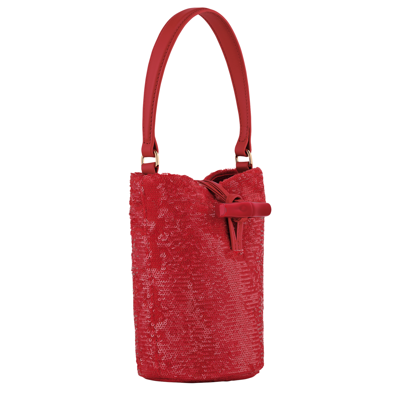 Longchamp Le Roseau Handbag Red