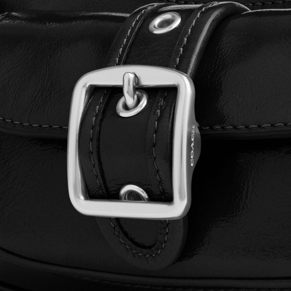 Coach Ashton Mini Shoulder Bag Silver Black