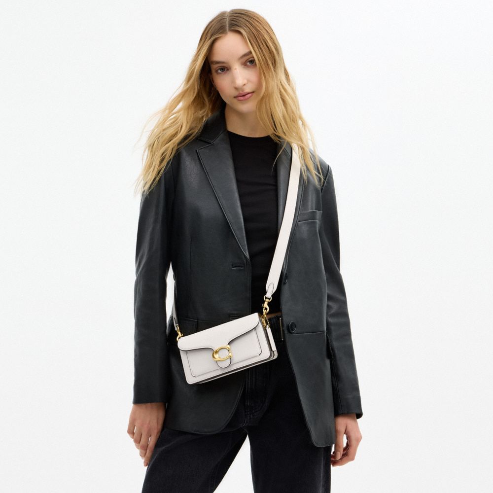 Coach Tabby Shoulder Bag 20 Brass Chalk
