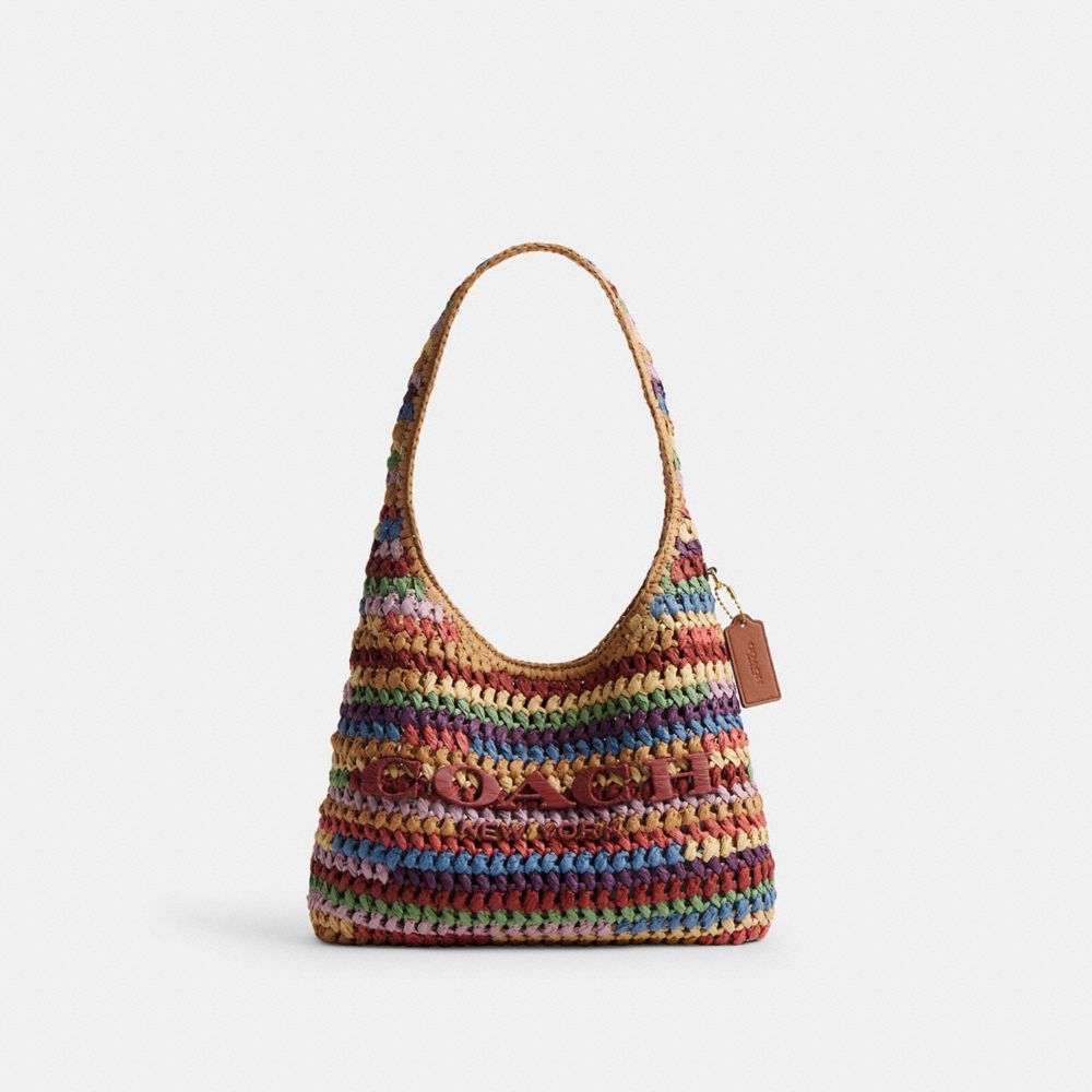 Coach Brooklyn Shoulder Bag 28 Brass Multi