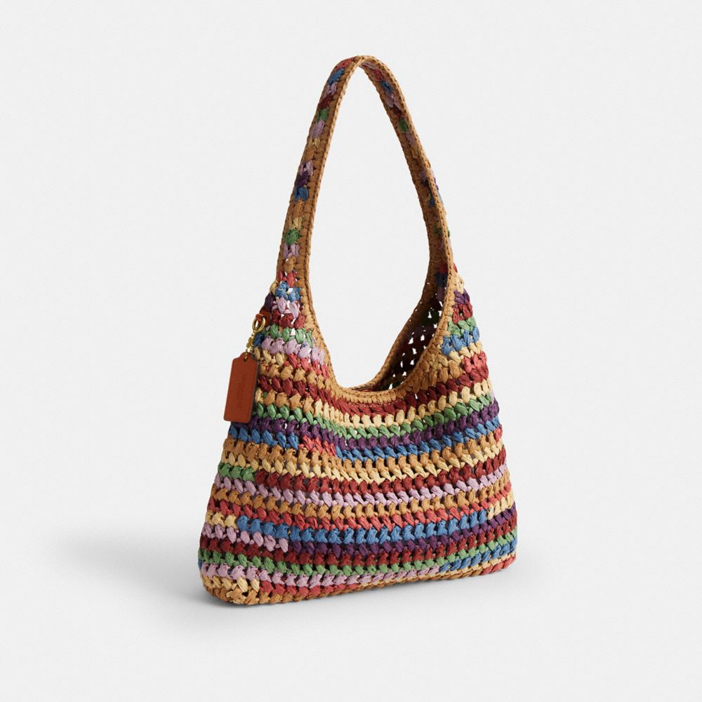 Coach Brooklyn Shoulder Bag 28 Brass Multi