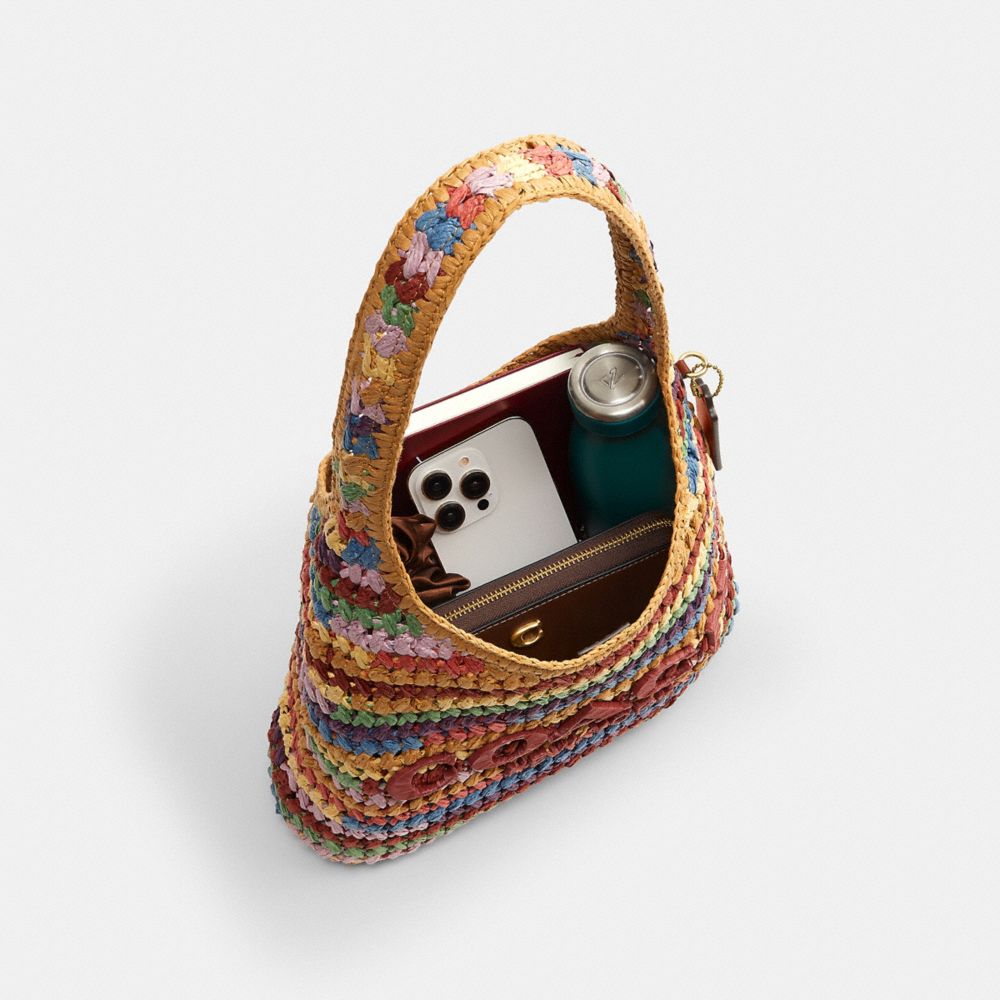 Coach Brooklyn Shoulder Bag 28 Brass Multi