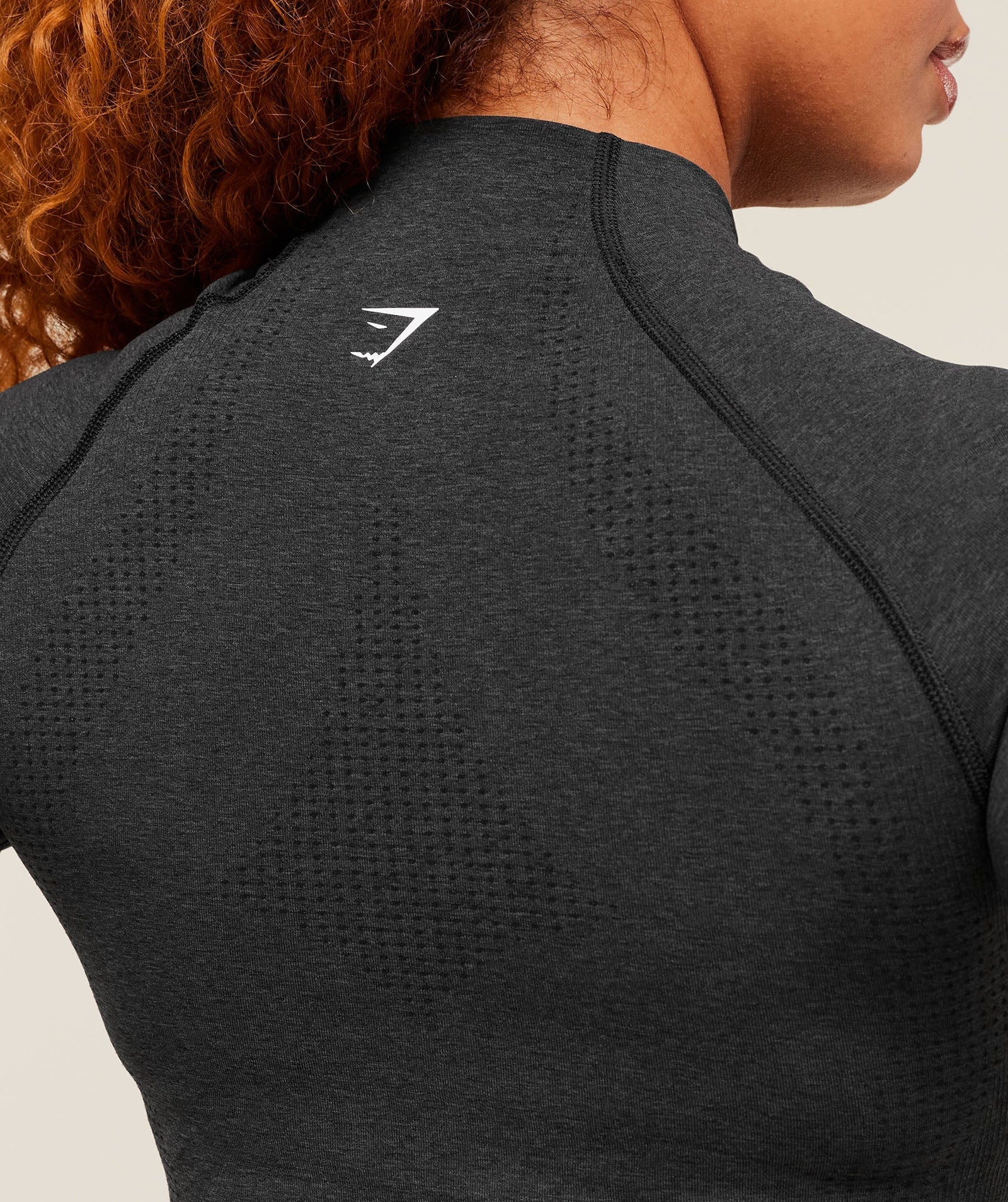 Women's Gymshark Vital Tight Tracktop Black Marl