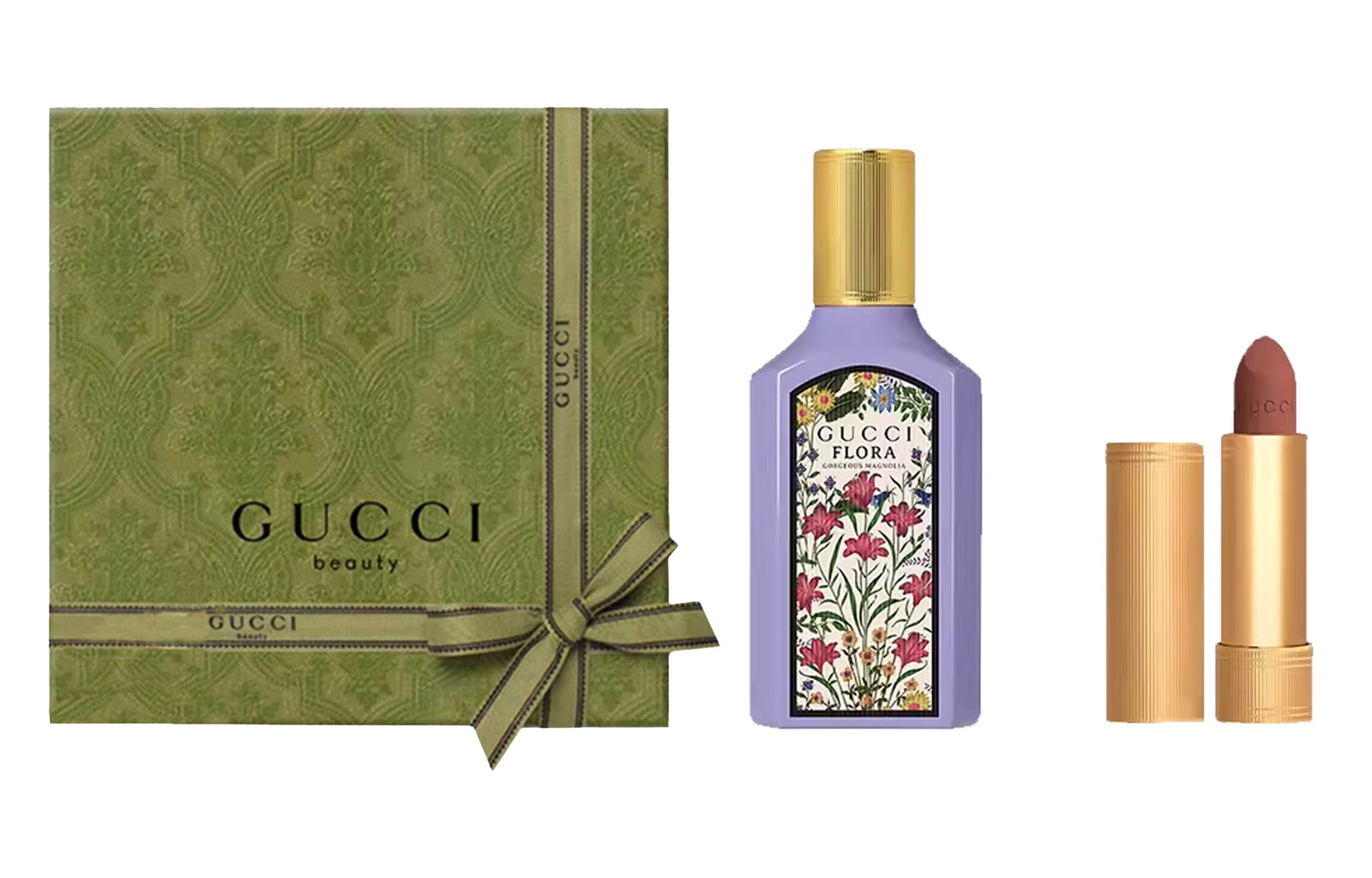 Gucci Dreamy Natural Box Perfume Lipstick Clothing Sets Eau De Parfum Dreamy Mulan Perfume Velvet Lip Balm Lipstick 596809719