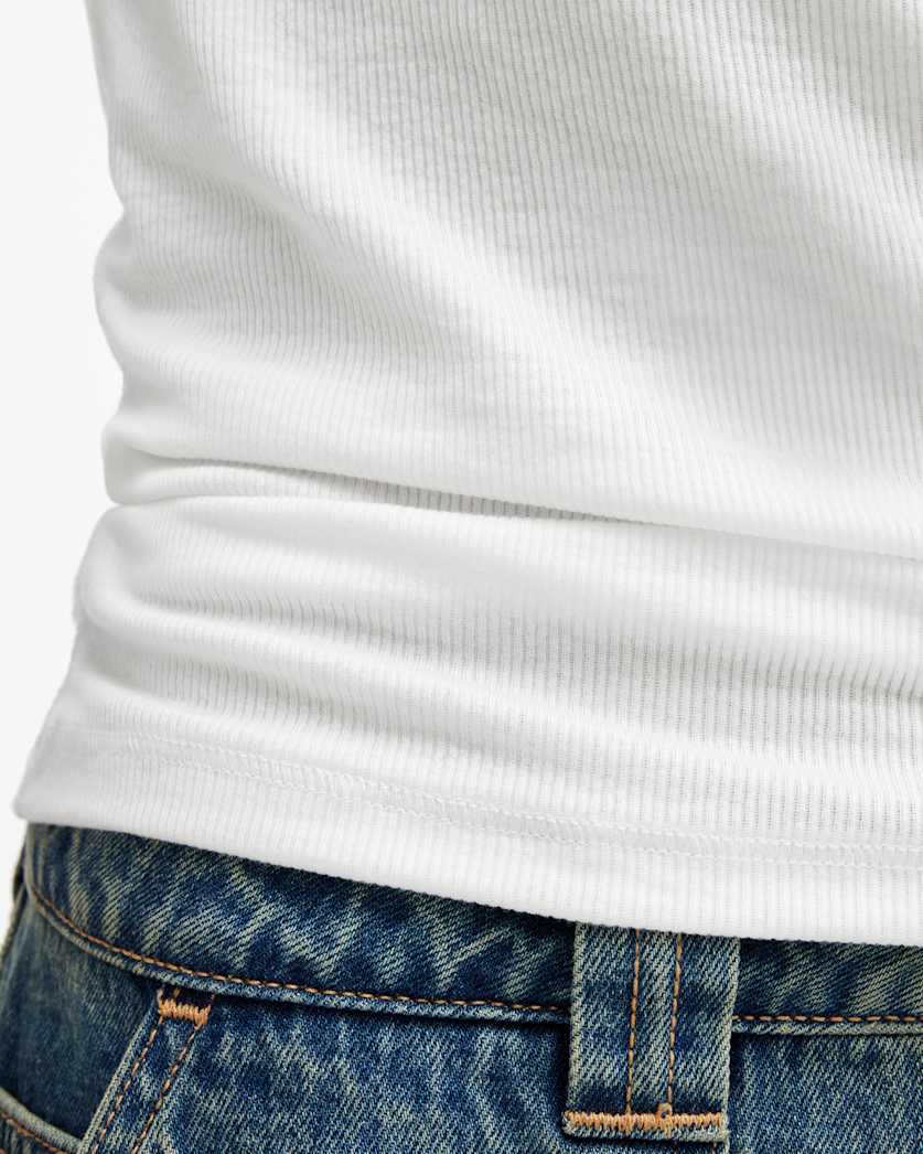 AllSaints Rina Crew Neck Sleeveless Tank Top Women's White Women's
