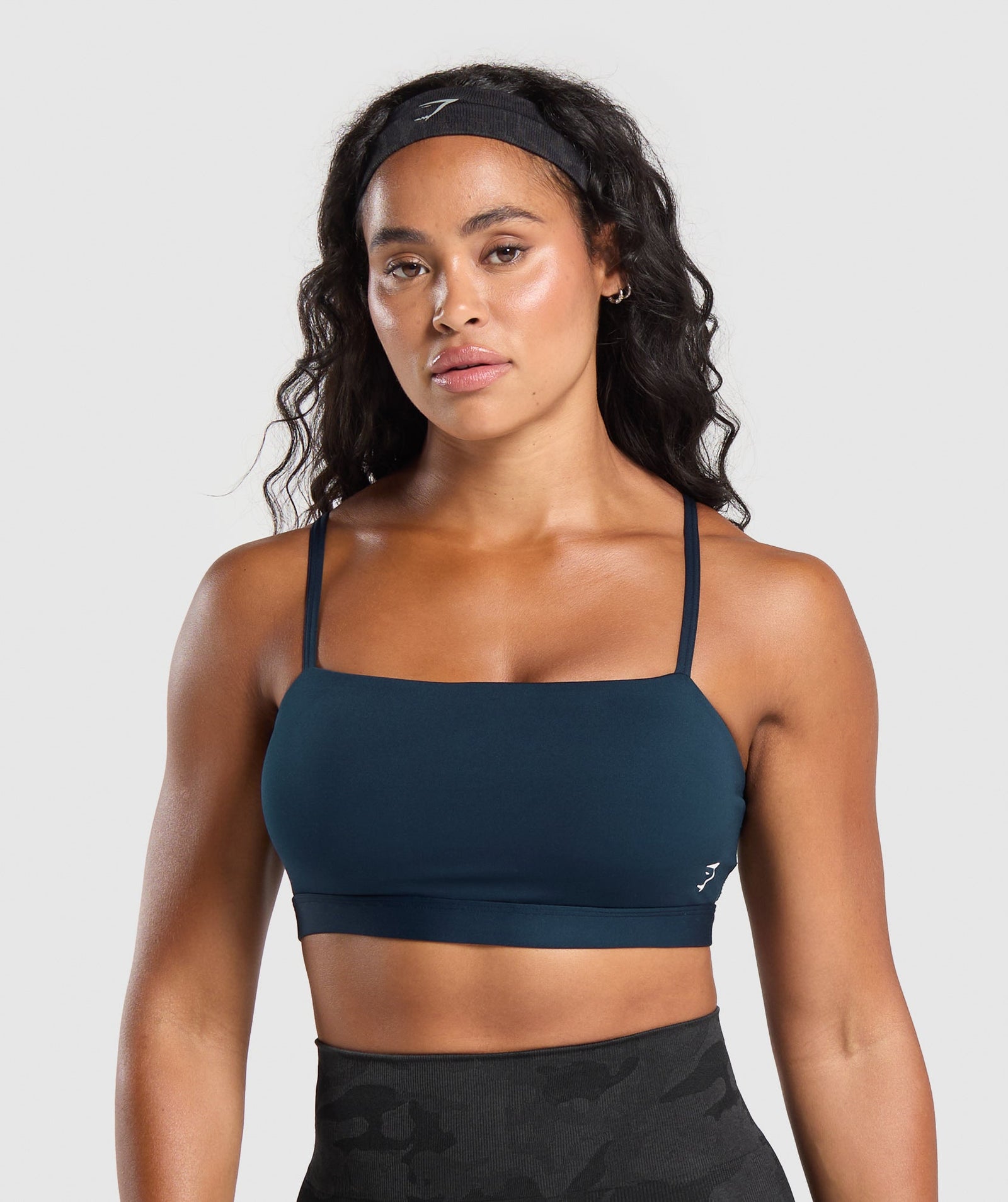Women's Gymshark Cut Out Bandeau Navy