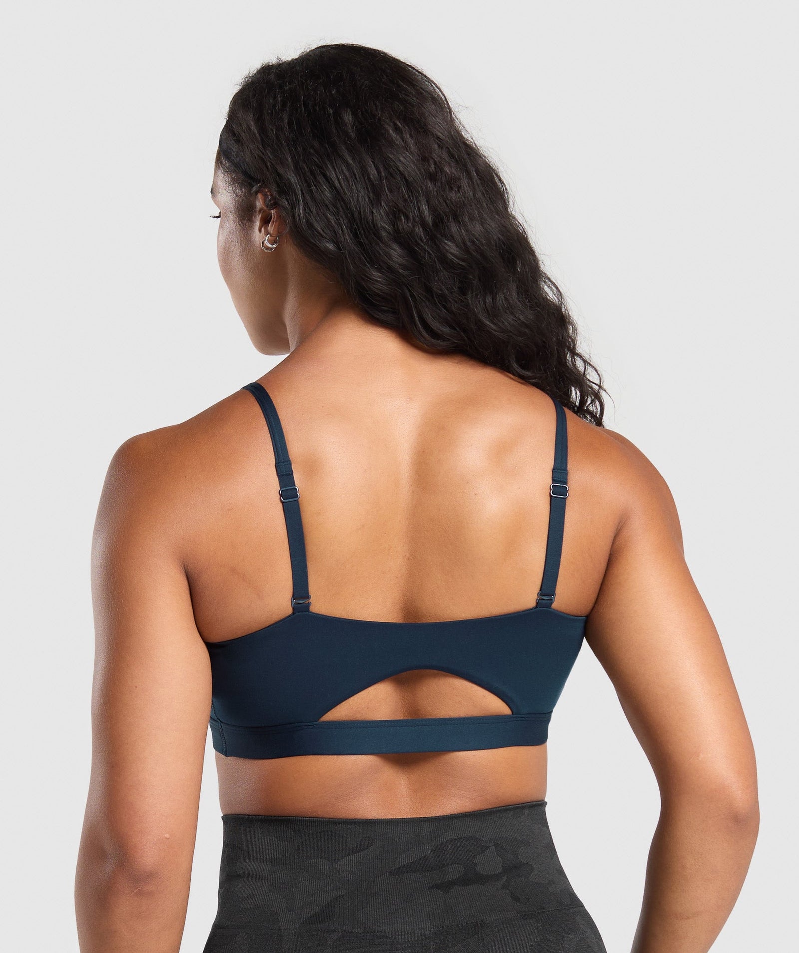 Women's Gymshark Cut Out Bandeau Navy