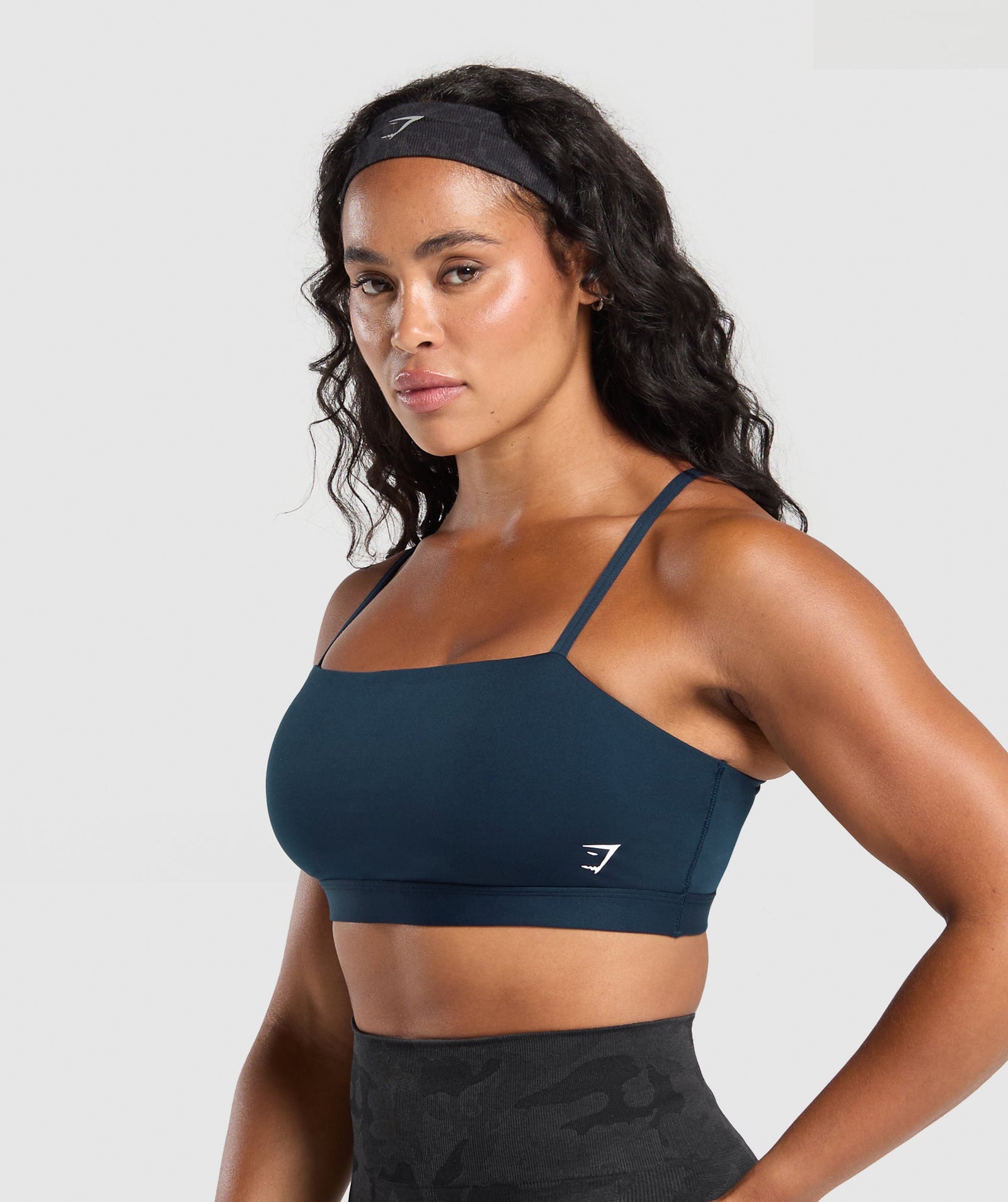 Women's Gymshark Cut Out Bandeau Navy