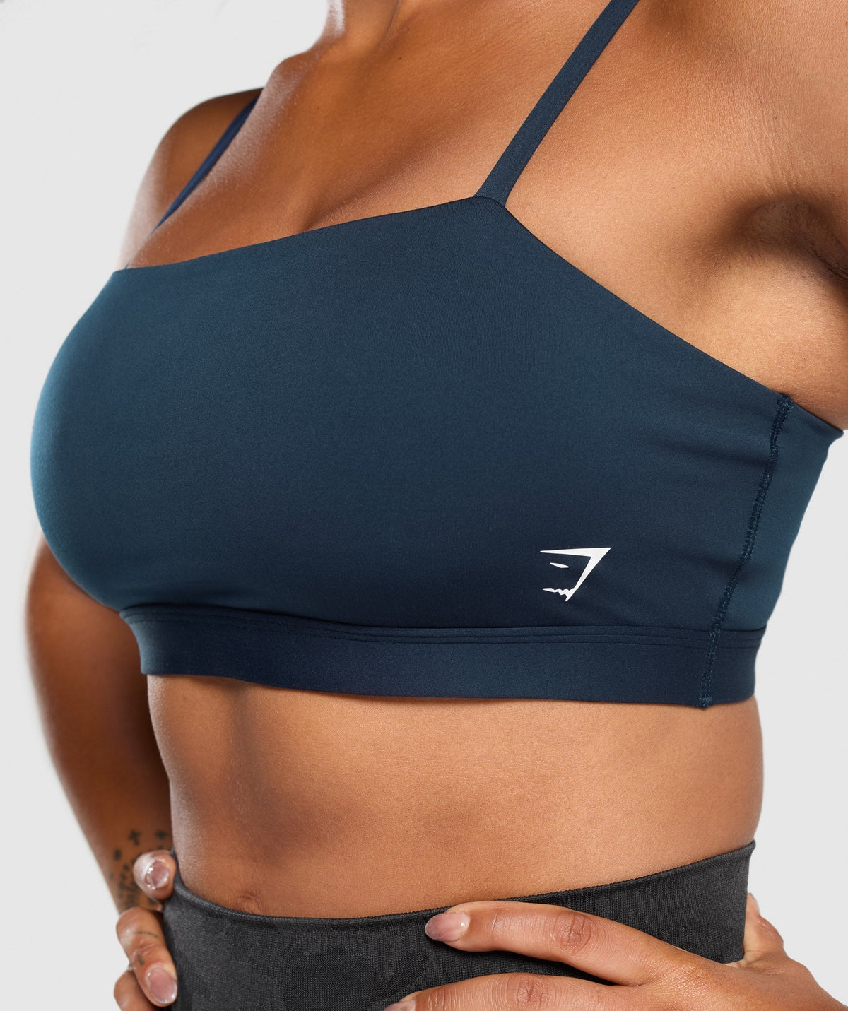 Women's Gymshark Cut Out Bandeau Navy