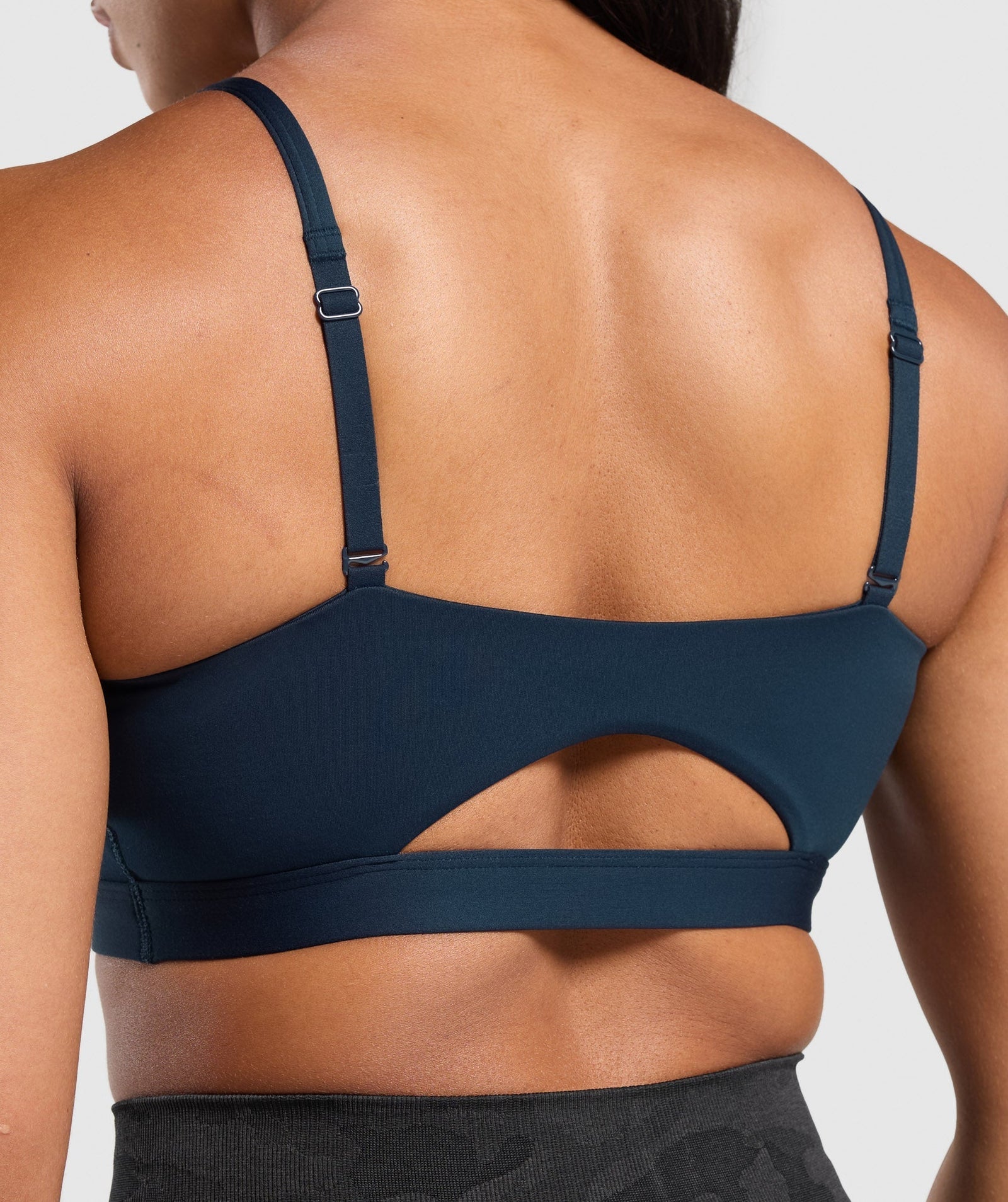 Women's Gymshark Cut Out Bandeau Navy