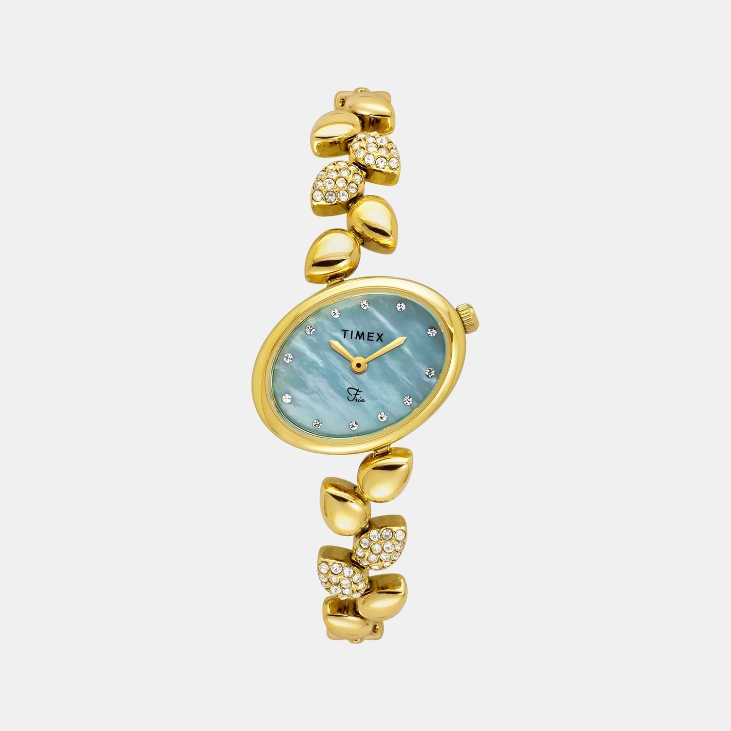 Timex Fria Women Quartz Dial Analog Brass Watch Twel21301