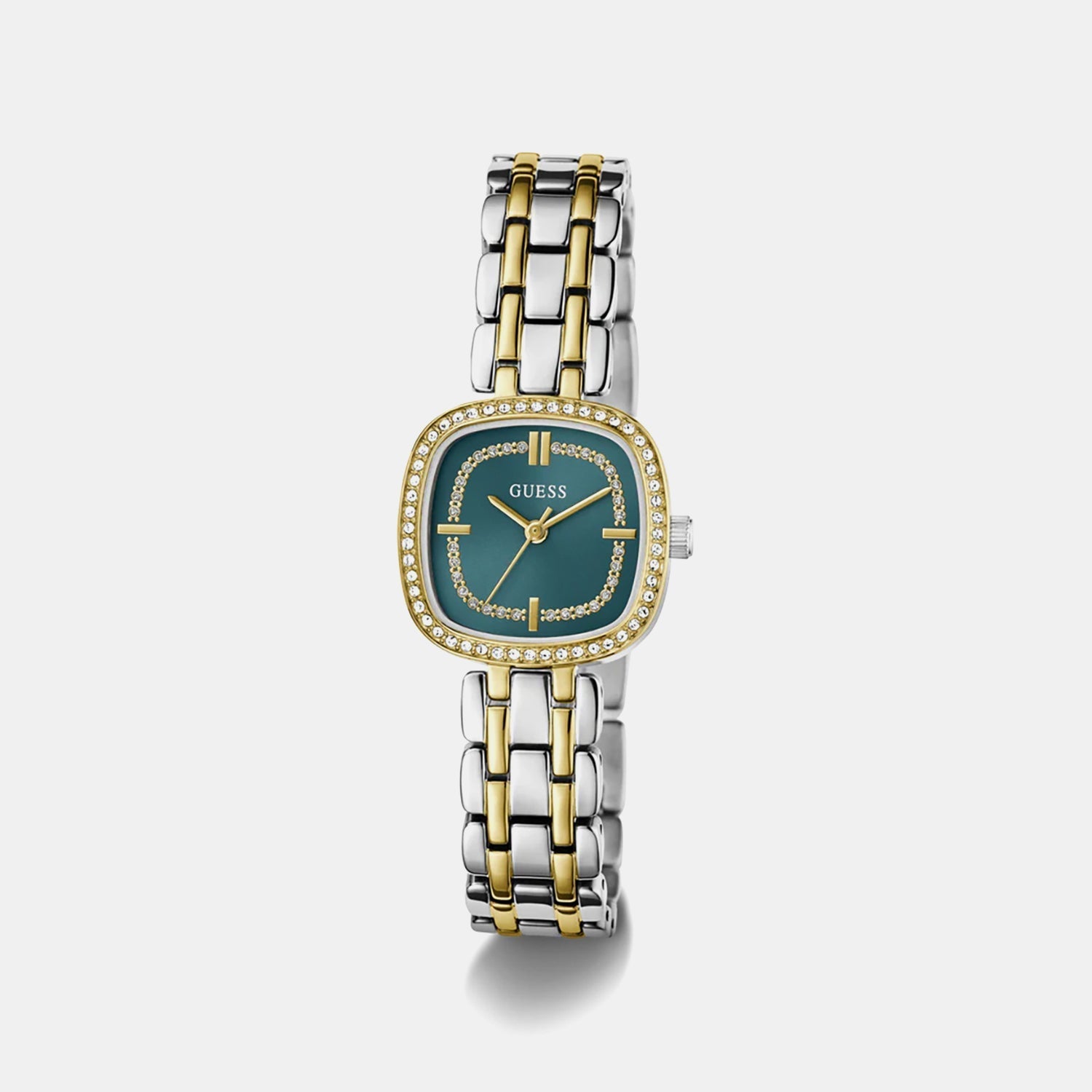 Guess Gb Hazel Women Quartz Teal Dial Analog Stainless Steel Gw1018L6