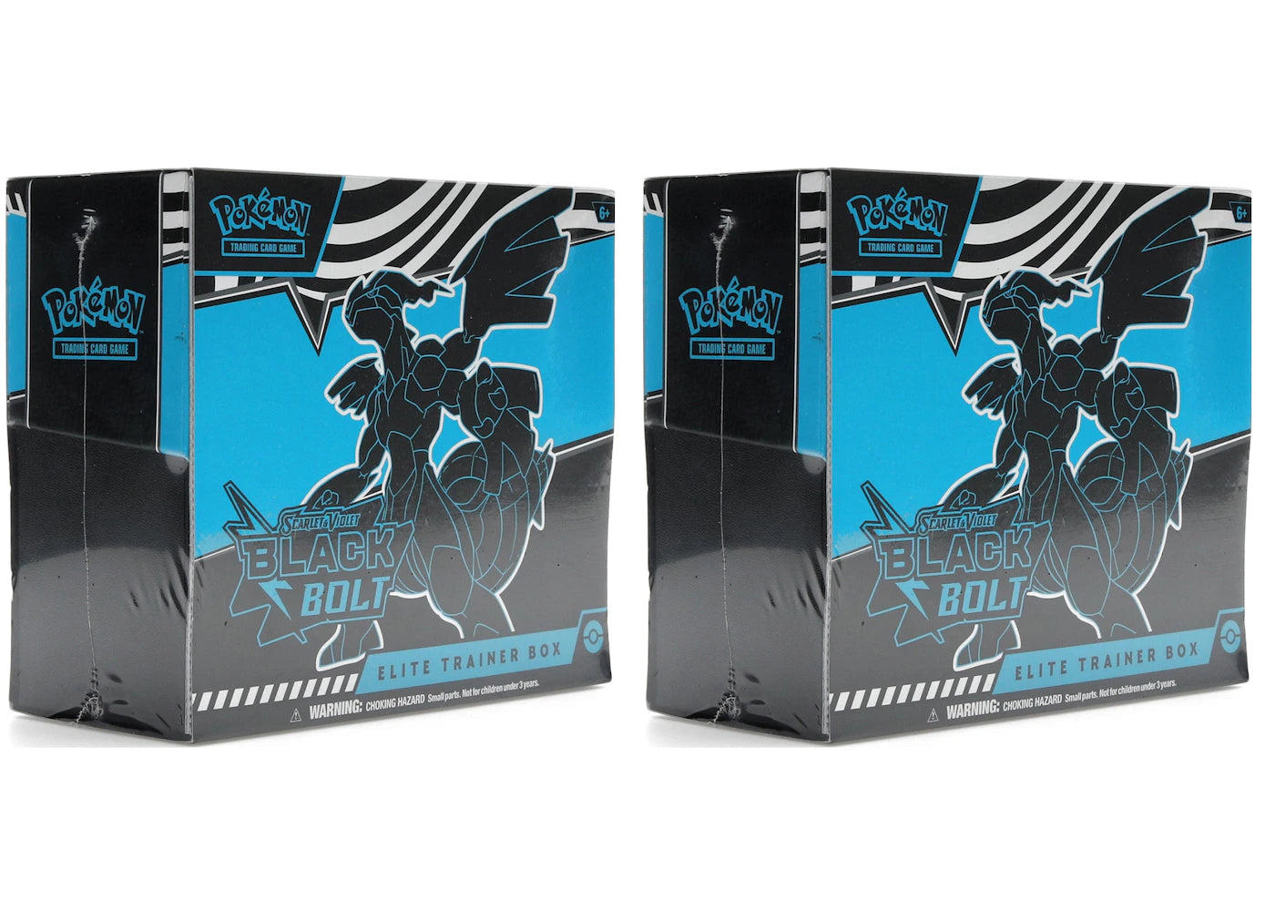 2025 Pokemon Scarlet & Violet Black Bolt Elite Trainer Box 2X Lot