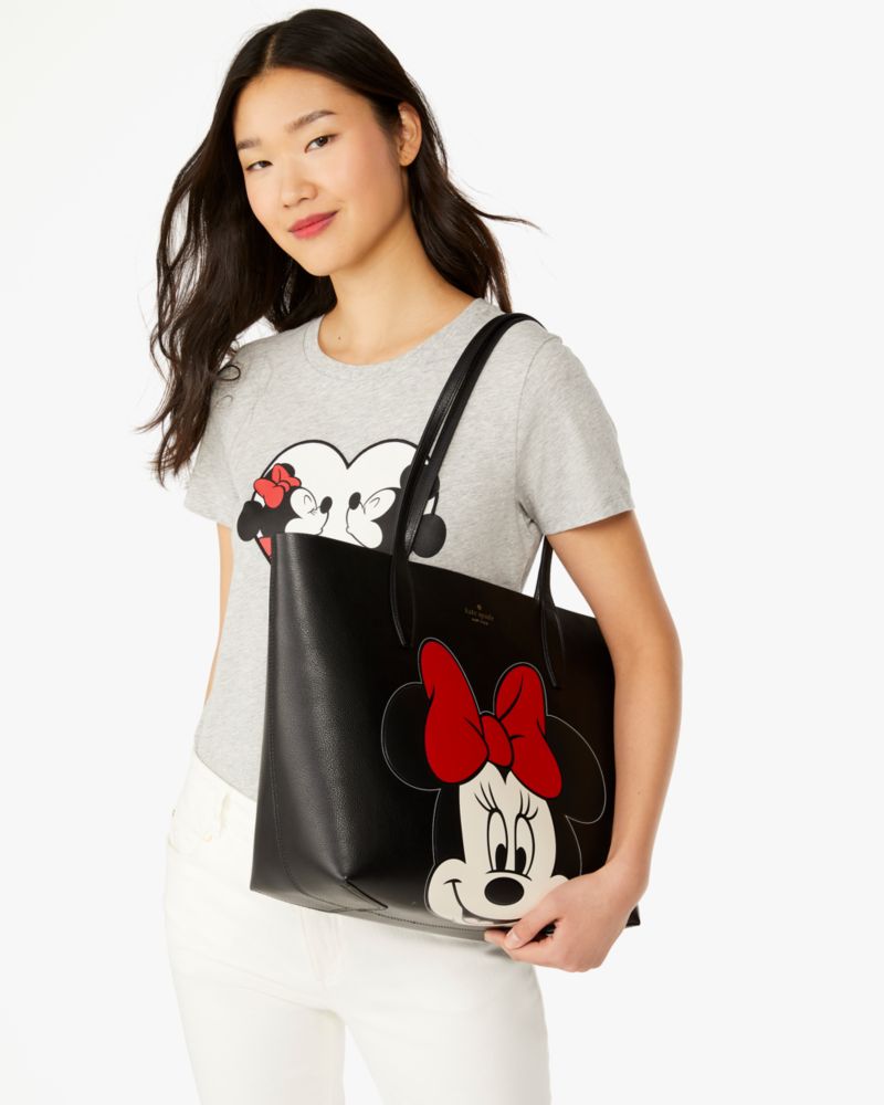 Kate Spade Disney X Kate Spade New York Reversible Minnie Large Tote Black Multi