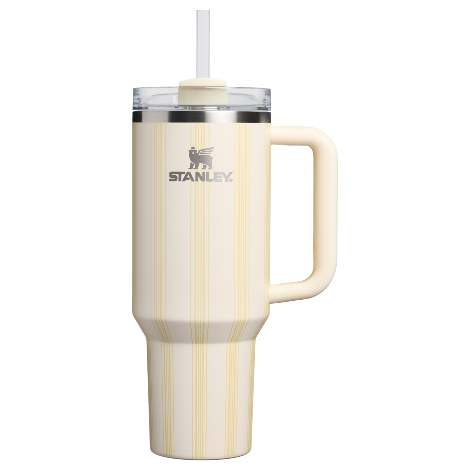 The Quencher H2.0 Flowstate Tumbler | 40 OZ Cream Picnic Stripe