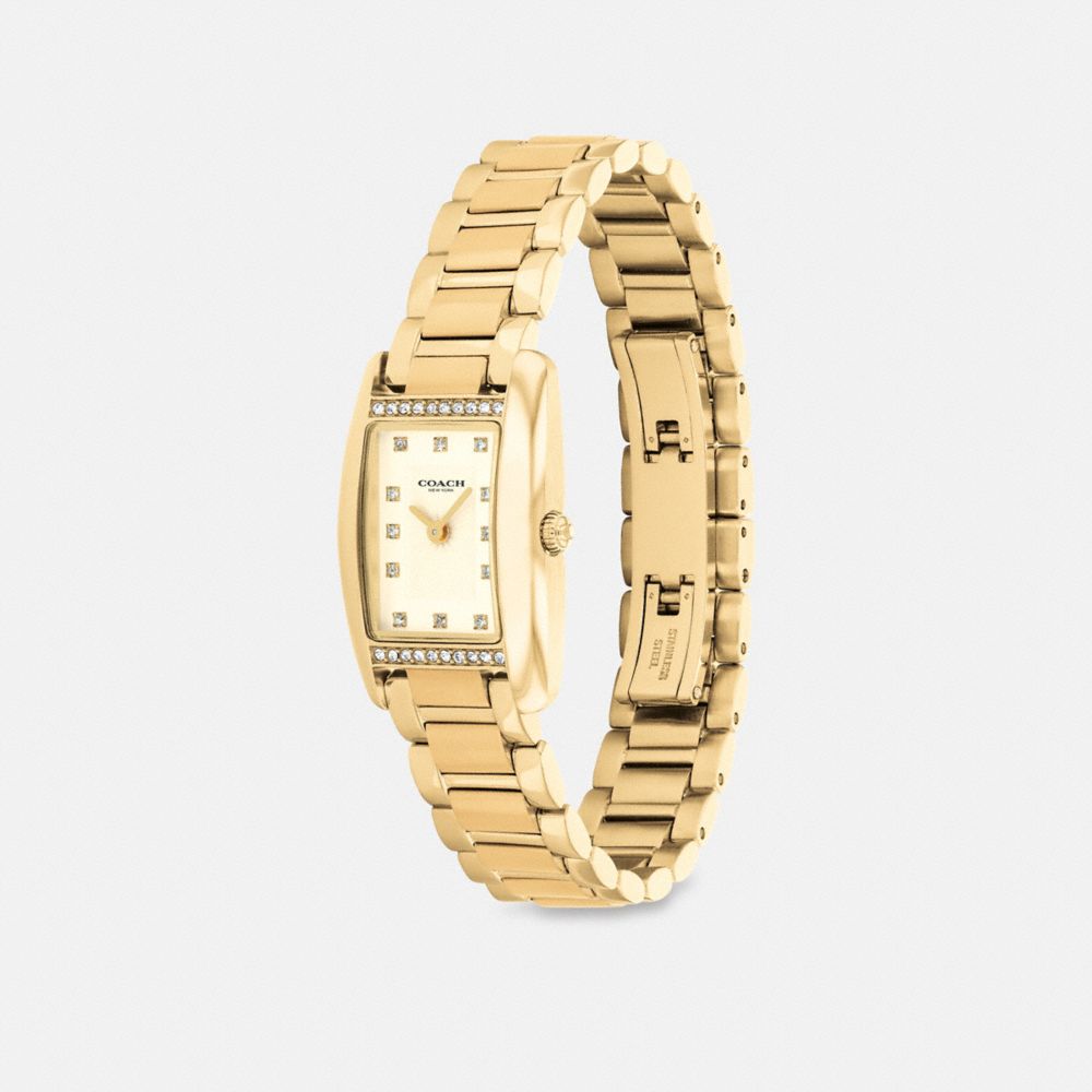 Coach Reese Watch, 20 Mm X 30 Mm Gold