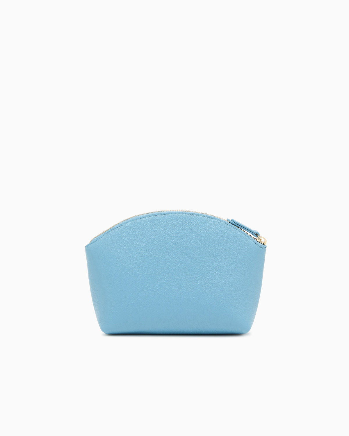 Emporio Armani Beauty case textured leather with gold-toned zip