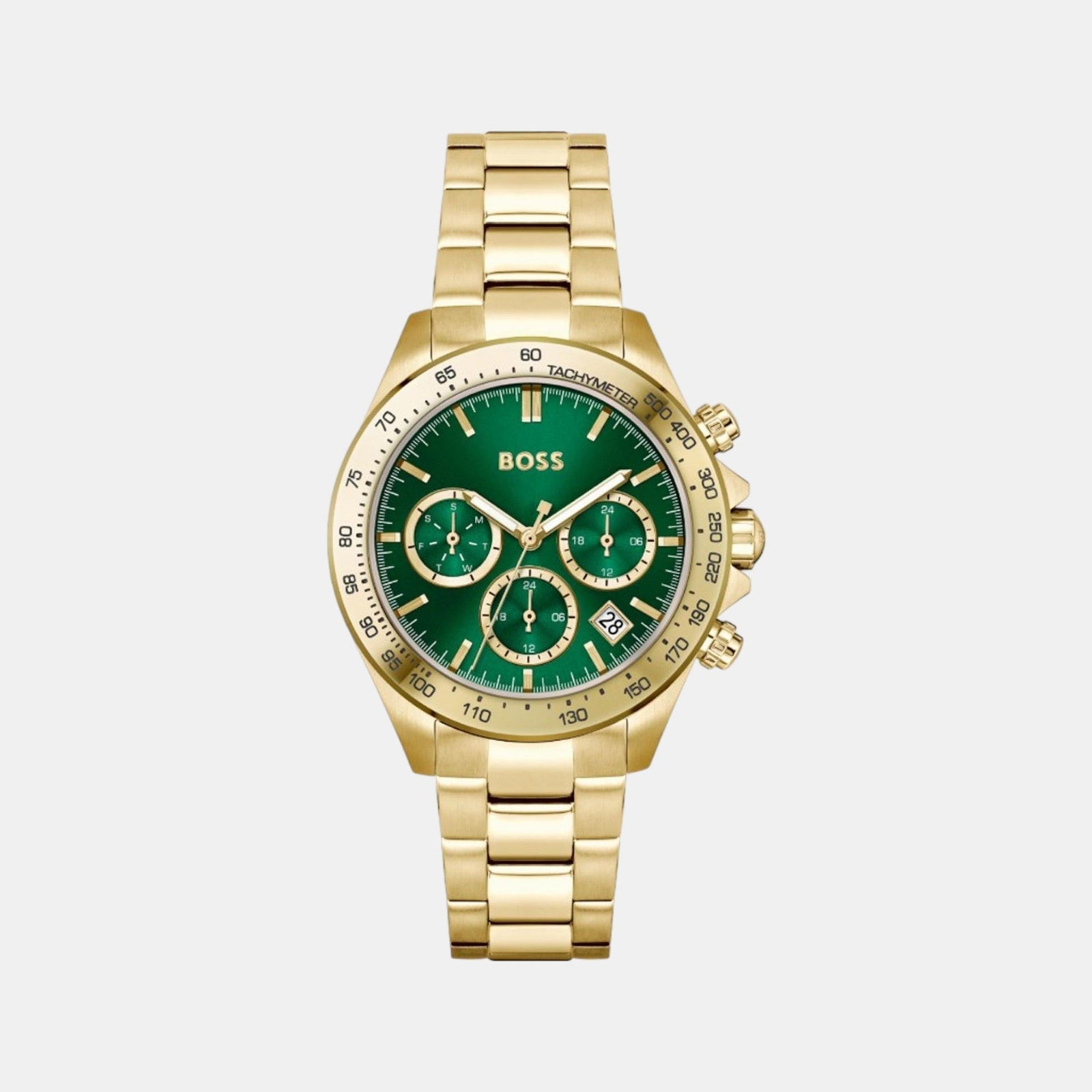 Boss Novia - Le Women Quartz Green Dial Chronograph Stainless Steel Watch 1502750