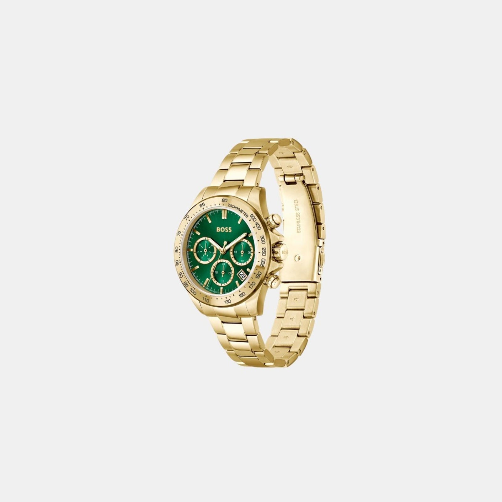Boss Novia - Le Women Quartz Green Dial Chronograph Stainless Steel Watch 1502750